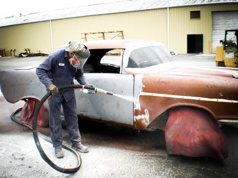 Automotive dustless blasting project 5