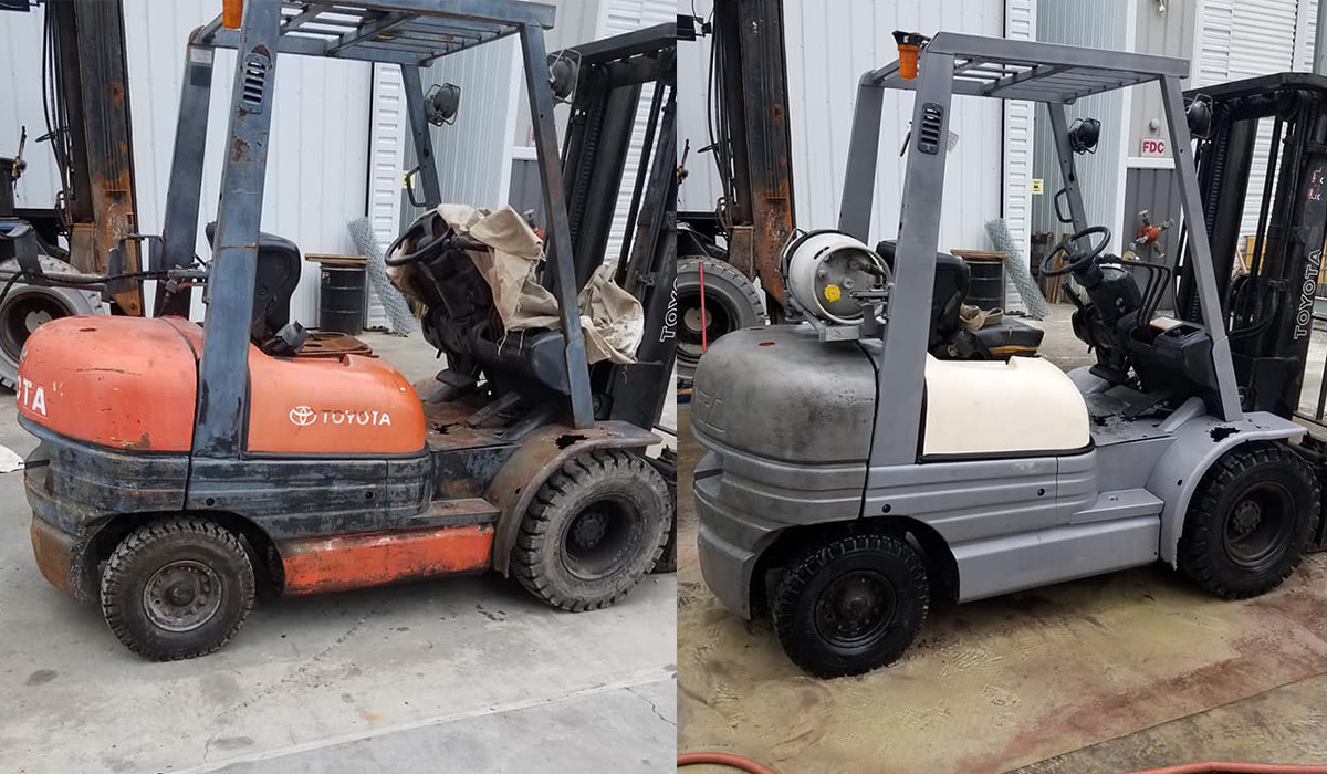 Industrial dustless blasting project 3