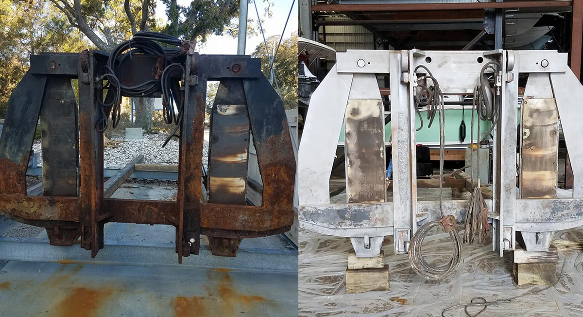 Industrial dustless blasting project 6